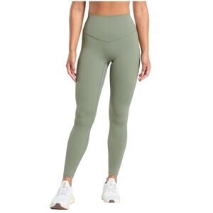 GYMSHARK Elevate High waist Full length Breathable Leggings in unit green-Size M